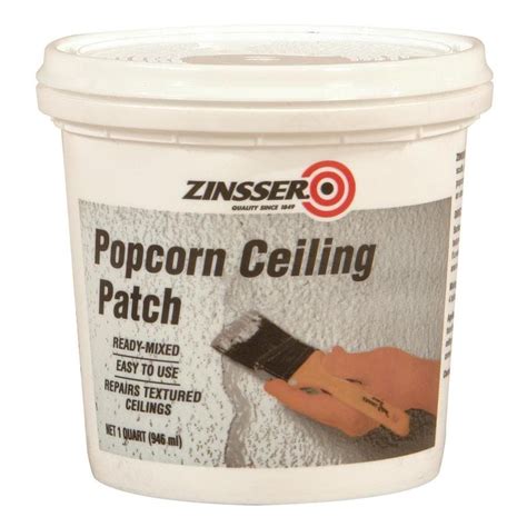 Zinsser Popcorn Ceiling Patch 32-fl oz White Popcorn Ceiling Texture at Lowes.com