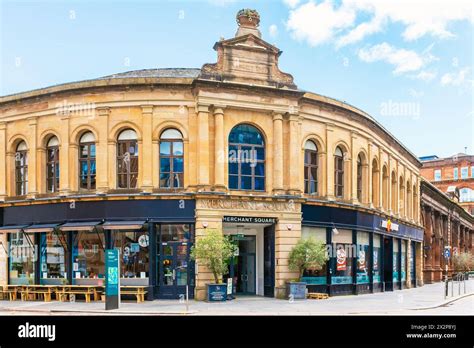 Merchant Square, Glasgow. Originally, the cheese market in Glasgow's Merchant city, now houses ...