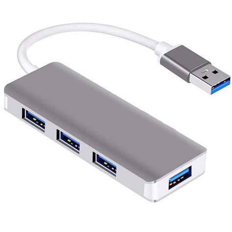 USB 3.0 Hub 4 Port Ultra Slim Extra Light Made of Aluminum USB Hub for ...