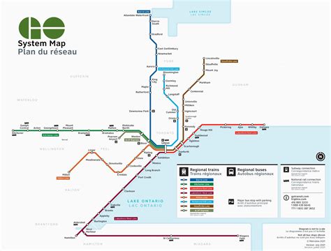 Expanded the GO Transit map to show what the system will look like ...