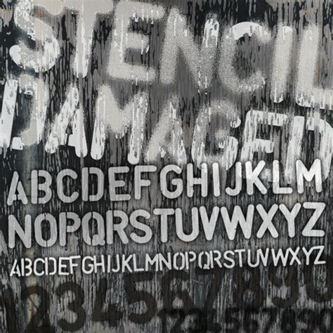 Stencil Font Font Family - Graffiti Fonts