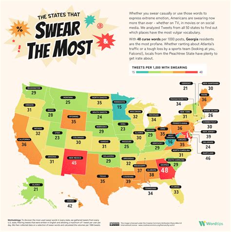 Every U.S. State's Favorite Swear Word - Vivid Maps