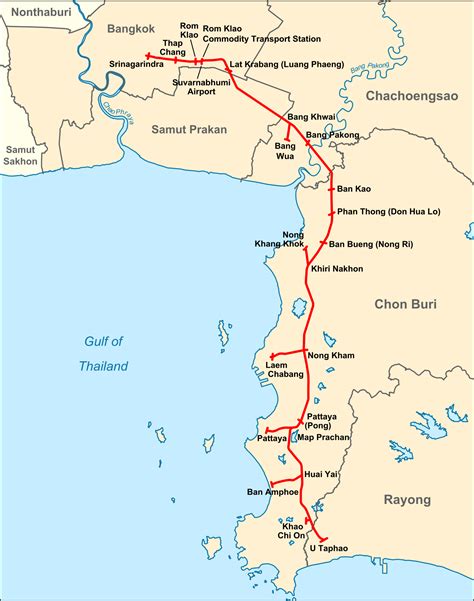 Pattaya – Map Ta Phut motorway in Rayong province officailly opens ...