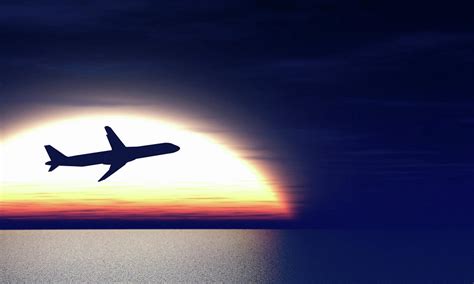 Aeroplane Taking Off At Sunset Photograph by Wladimir Bulgar - Fine Art ...