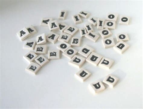 Mosaic Tile Letters Porcelain Ceramic Witty font