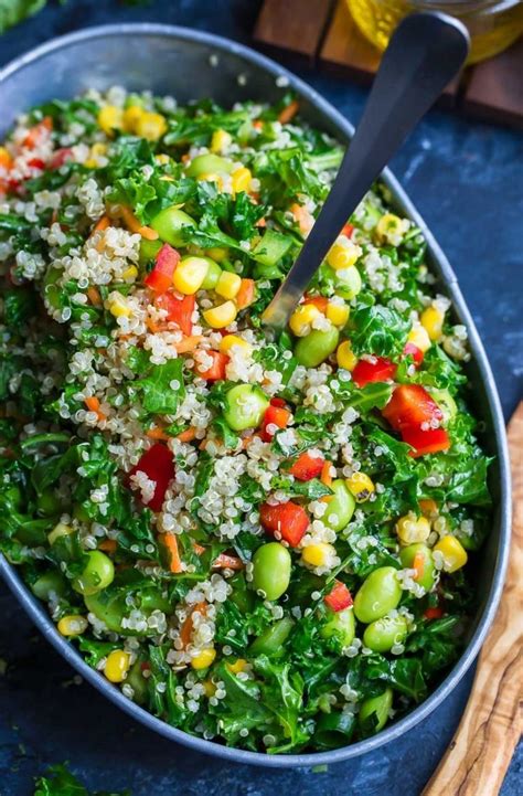 This Healthy Quinoa Salad is packed with colorful vegetables and tossed ...