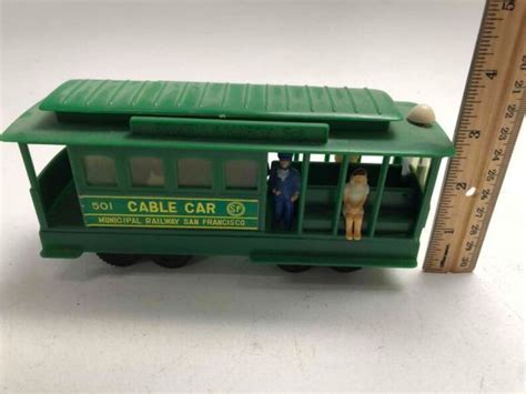 Vintage San Francisco Cable Toy Car Spring Wheel Action With - Etsy