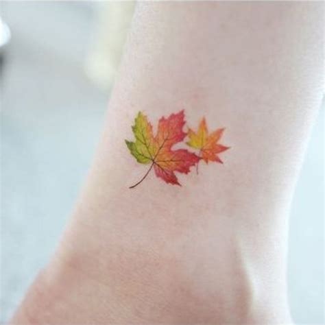 Autumn Leaf Tattoo