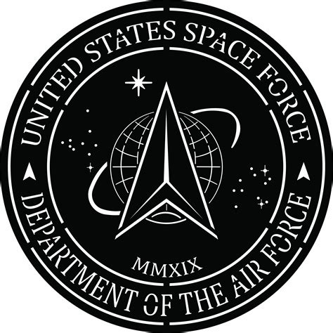 Space Force Logo United States DXF Sign Home Sign Laser Cut Design Vector Laser Design Dxf Files ...