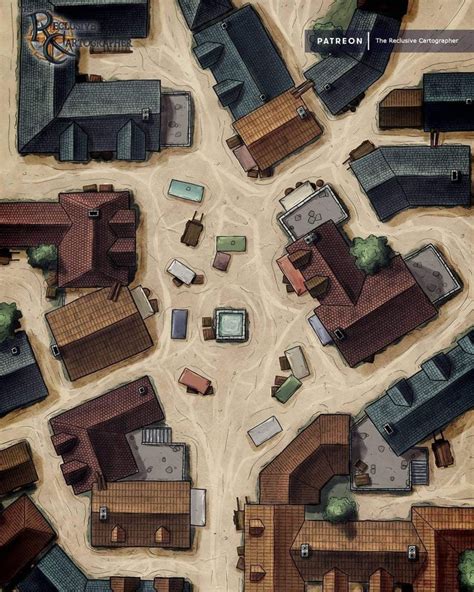 Fantasy Town Map | Tabletop RPG Maps