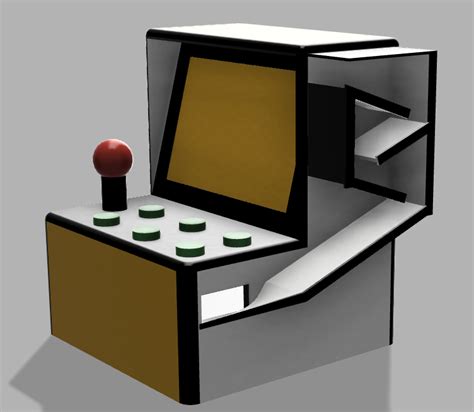 Arcade machine piggy bank by Soapy | Download free STL model | Printables.com