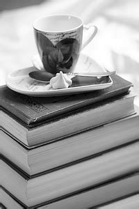 Royalty-Free photo: Lovely roseses, book and coffee | PickPik