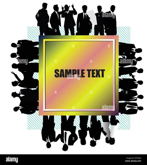 Business people silhouettes. Vector illustration Stock Vector Image ...