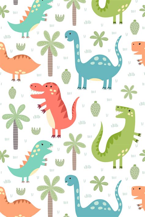 Dinosaur Digital Paper Clipart Cute Dinos Seamless - Etsy | Dinosaur illustration, Dinosaur ...