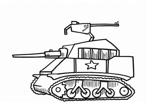 Military Tank Coloring Pages