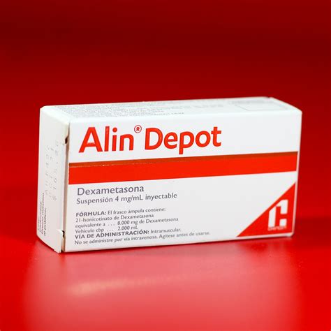 ALIN DEPOT (DEXAMETASONA) 4MG/2ML INYECTABLE - Antiinflamatorio - pharmamex