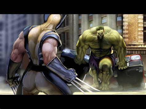 Hulk vs Wolverine Wallpapers - Top Free Hulk vs Wolverine Backgrounds ...