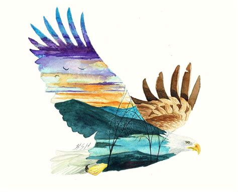 Eagle Soaring Drawing | Free download on ClipArtMag