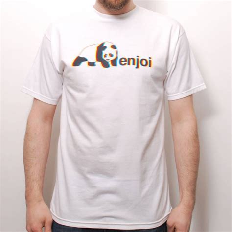 Enjoi Skateboards Enjoi 4-D! T-Shirt White - Enjoi Skateboards from Native Skate Store UK