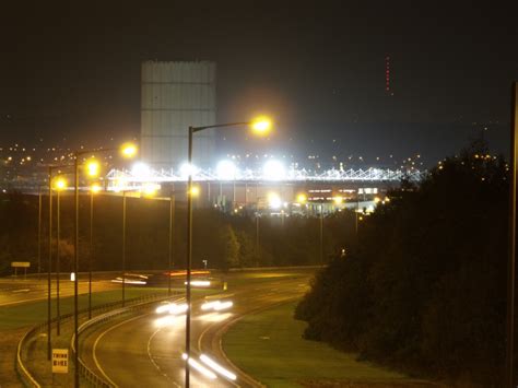 St Helens RFC Stadium at night, 20/10/2011 - St Helens Heritage Hub: celebrating local heritage