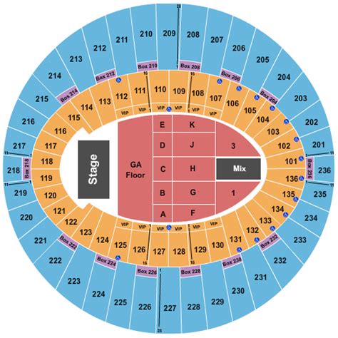 The Kia Forum Seating Chart