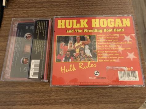 Hulk Hogan & The Wrestling Boot Band - Hulk Rules CD & Cassette ...