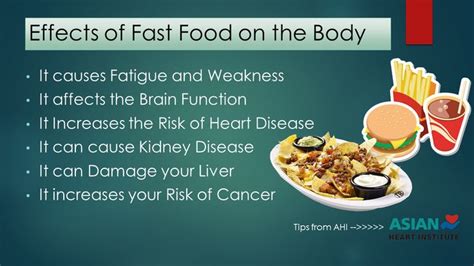 💄 Impact of fast food. Fast Food's Effects on 8 Areas of the Body. 2022-11-03