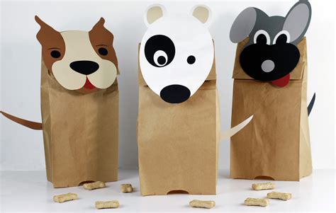 Adorable Doggie Paper Bag Puppets — EPC Crafts