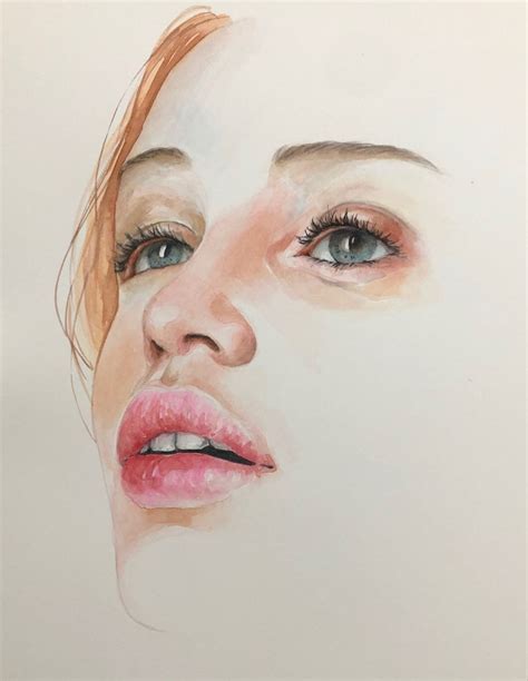 Portrait | Watercolor portrait painting, Portrait art, Portrait painting