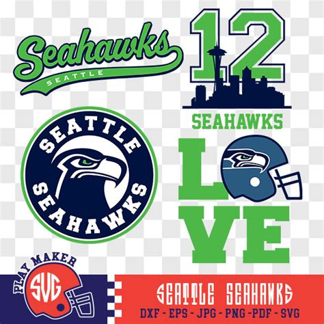 SEAHAWKS FOOTBALL CLIPART - 106px Image #2