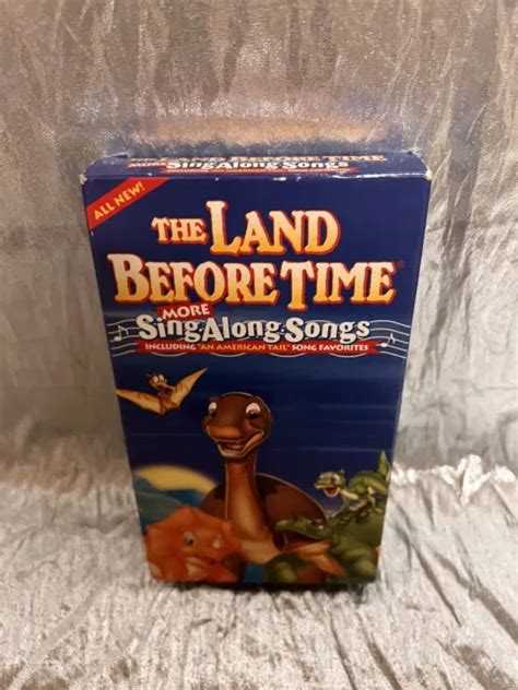 THE LAND BEFORE Time: More Sing-Along Songs (VHS, 1999) $1.35 - PicClick CA