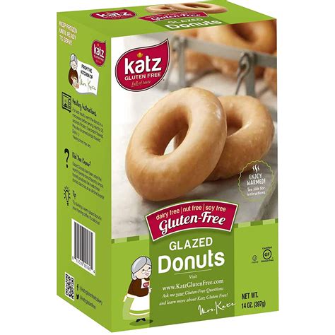 Katz Gluten Free Glazed Donuts | Dairy Free, Nut Free, Soy Free, Gluten Free | Kosher (1 Pack of ...