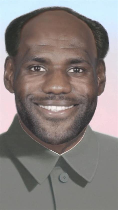 Mao Lebron 2 | LeBron James' China Comments in 2023 | Lebron james funny, Nba funny, Goofy pictures