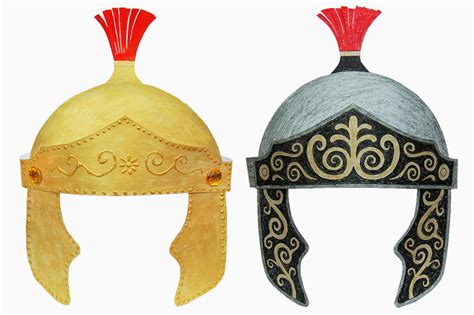 Roman Imperial Helmet | Kids' Crafts | Fun Craft Ideas | FirstPalette.com