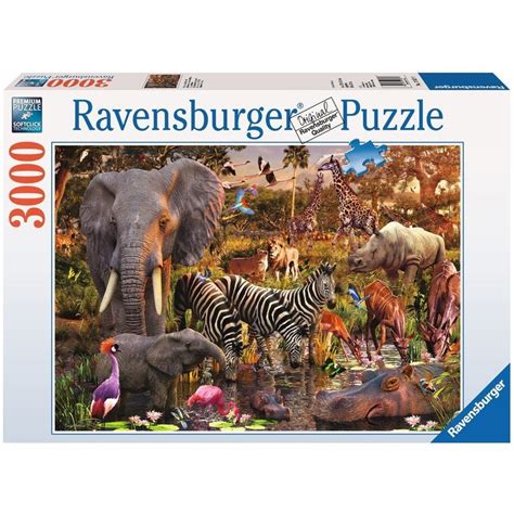 Ravensburger African Animals 3000 Piece Puzzle | Jigsaw Puzzles