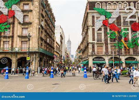 Historic Buildings Surrounding the Main Square in Mexico City, La Plaza ...