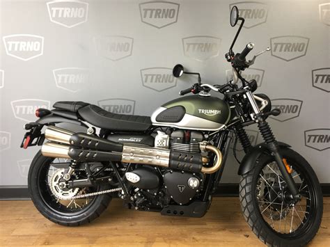 2019 Triumph Street Scrambler - Matt Khaki Green/Aluminium – The ...