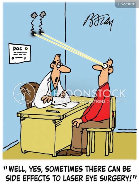 Laser Eye Surgery Cartoons and Comics - funny pictures from CartoonStock