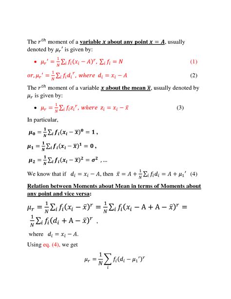 SOLUTION: Moments skewness and kurtosis 1 - Studypool