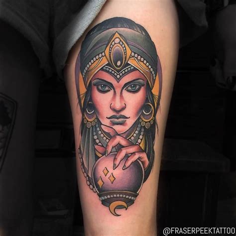 Fortune Teller tattoo by @fraserpeektattoo atRitual Art Tattoo in Kent ...