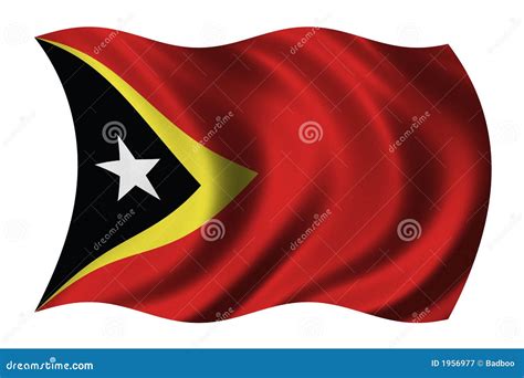 Flag of East Timor stock illustration. Illustration of global - 1956977