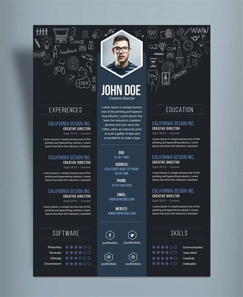 Cv Template Keren Resume Examples - Riset