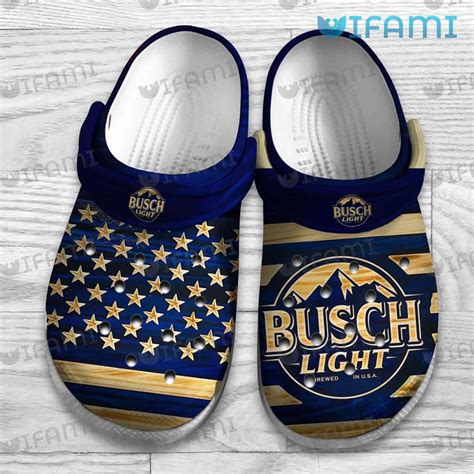 Busch Light Crocs Blue USA Flag Beer Lovers Gift - Personalized Gifts ...