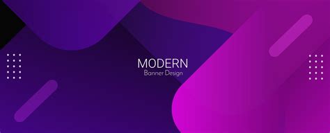 Abstract geometric purple stylish smooth dark banner background vector 3193175 Vector Art at ...