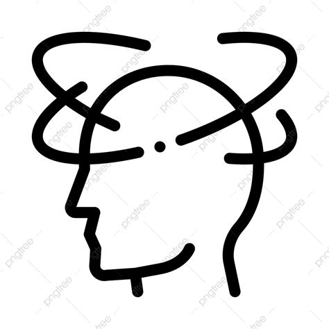 Man Headache Clipart Hd PNG, Vertigo Dizziness Man Silhouette Headache Vector, Headache Clipart ...