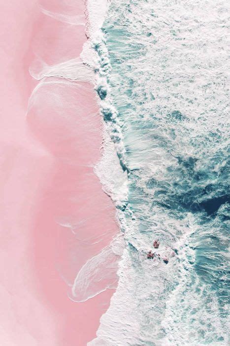 Pink Beach Aerial Photography | Aerial beach photography, Ocean ...