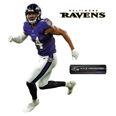 Baltimore Ravens: Kyle Hamilton 2022 - Officially Licensed NFL Removab ...