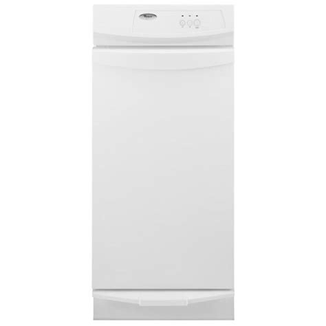 Whirlpool 15-in White-on-white Undercounter Trash Compactor in the ...