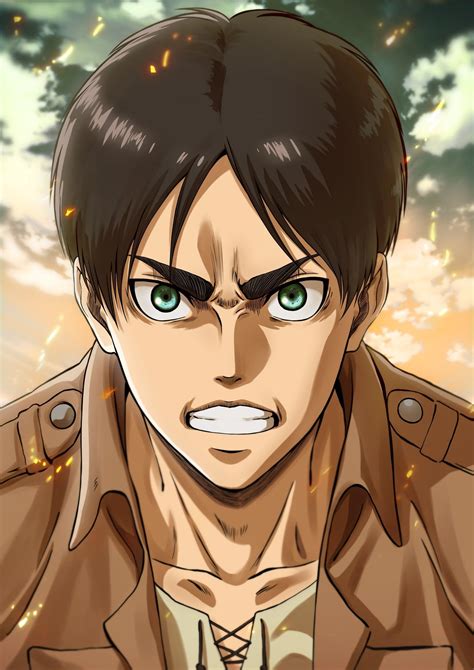 [Attack on Titan] Eren Yeager Official Art by Wit Studio : r/anime