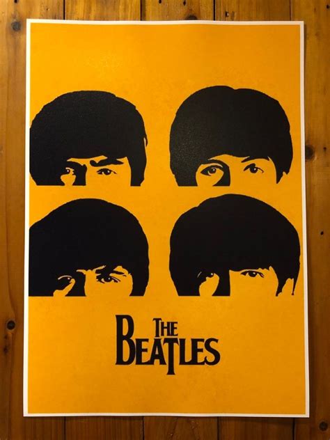 The Beatles Retro Vintage Classic Poster #3, Hobbies & Toys, Memorabilia & Collectibles, Vintage ...